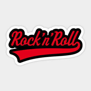 Rock 'n' Roll (Red) Sticker